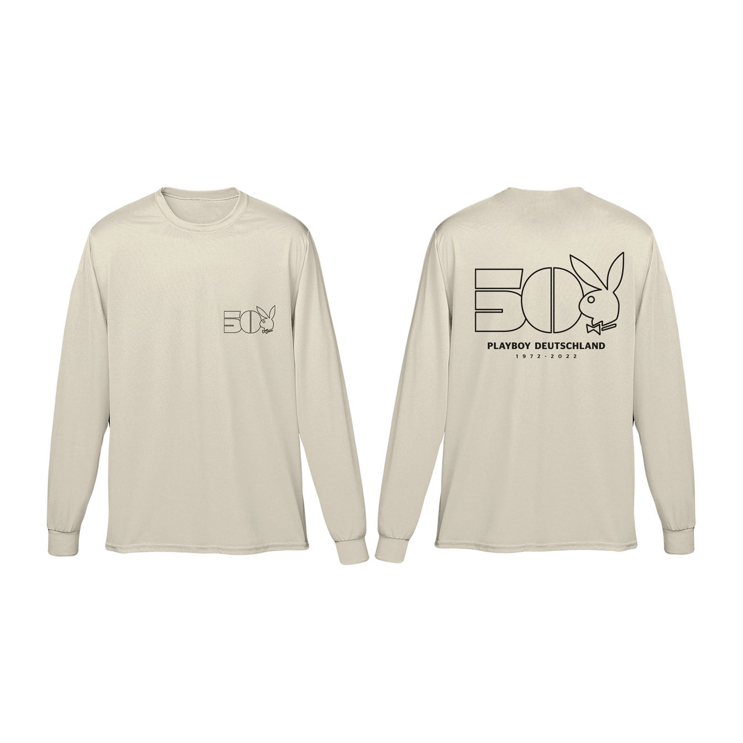 50 Jahre Playboy Deutschland Longsleeve (beige)