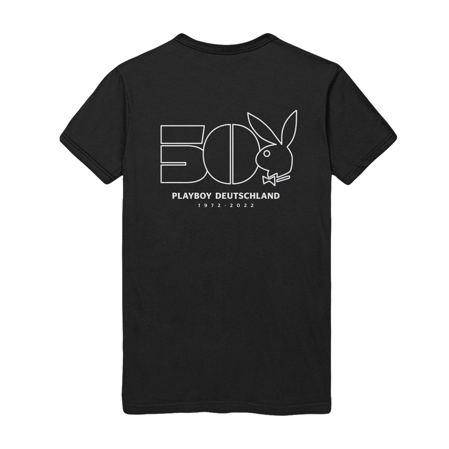 50 Jahre Playboy Deutschland T-Shirt mit Playboy Schriftzug